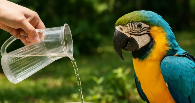 鸚鵡洗澡後護理 鸚鵡洗澡後護理