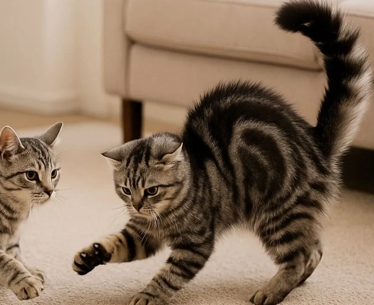 貓尾巴甩動 貓尾巴甩動