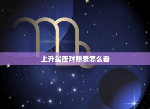 上升星座計算 上升星座計算