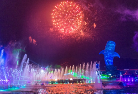 海洋王國煙花表演